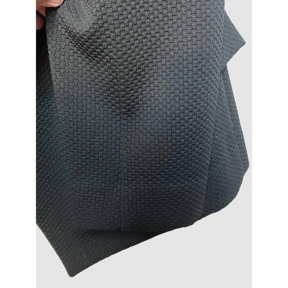 Alfani Women's Open Front Textured Blazer Jacket 2X Black Career Goth Minimalist - Picture 10 of 16